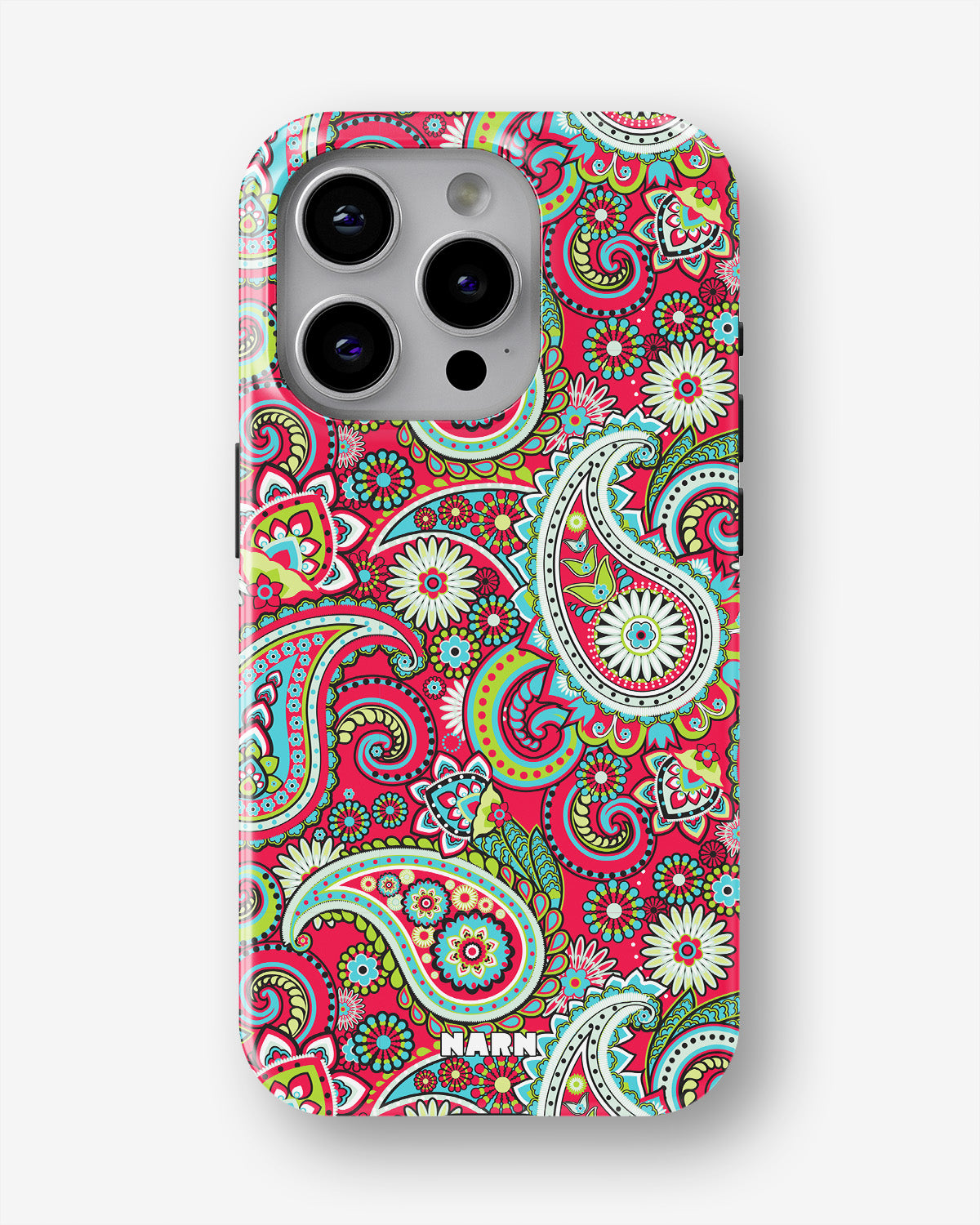 iPhone 14 Pro Tough Case – Paisley Paradise - View 1