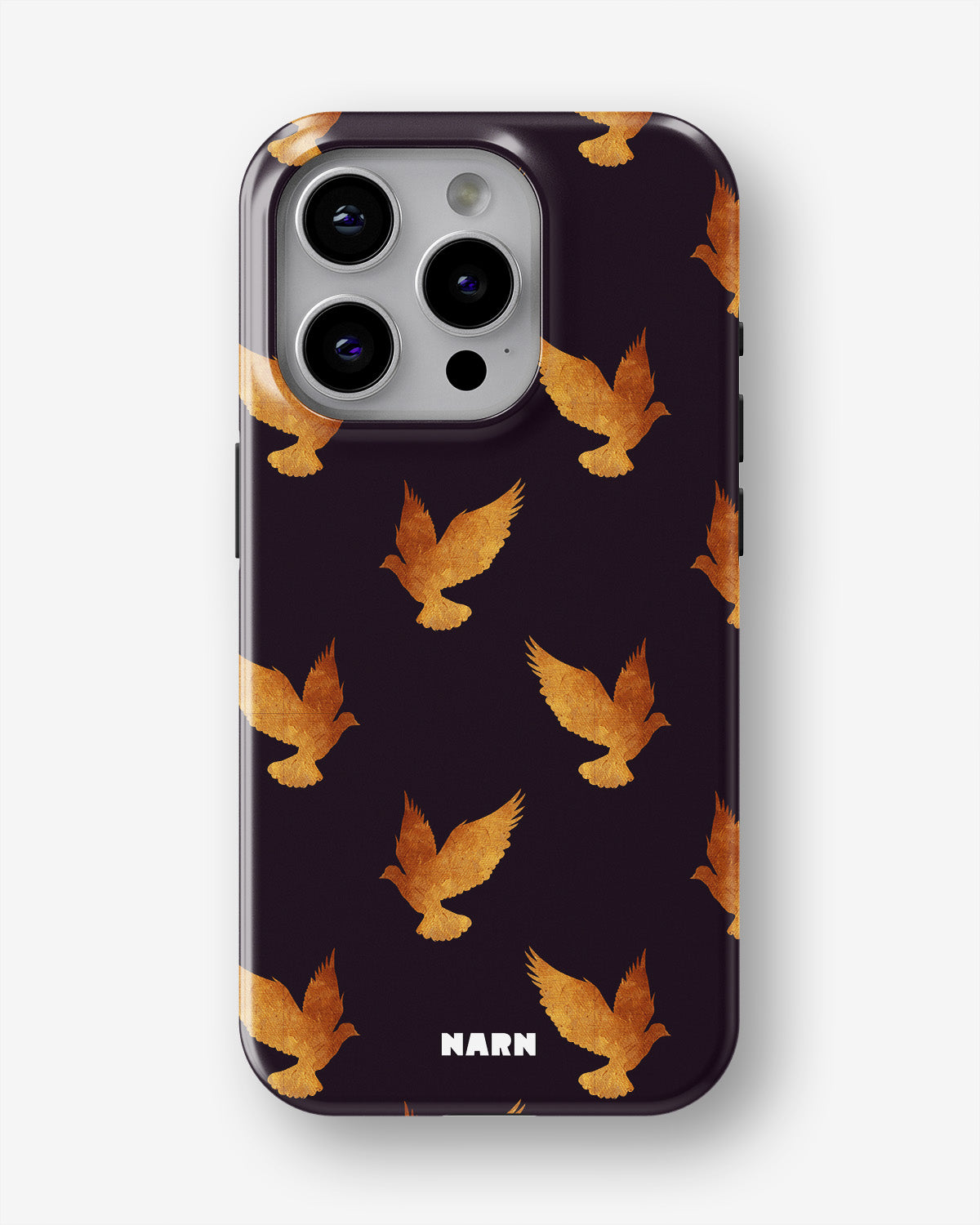 iPhone 14 Pro Tough Case – Royal Doves - View 1