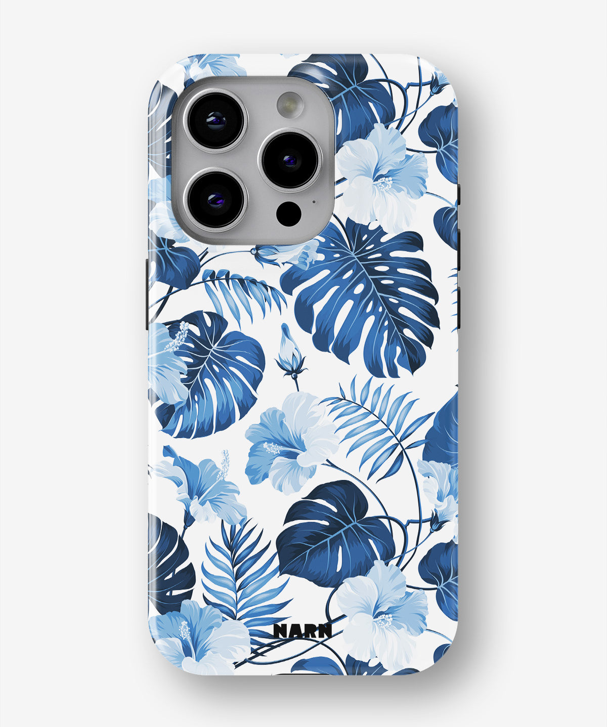 iPhone 14 Pro Tough Case – Blue Tropics - View 1