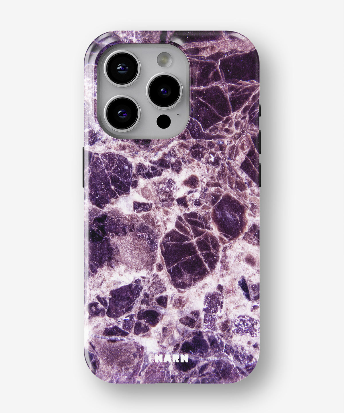 iPhone 14 Pro Tough Case – Purple Marble - View 1