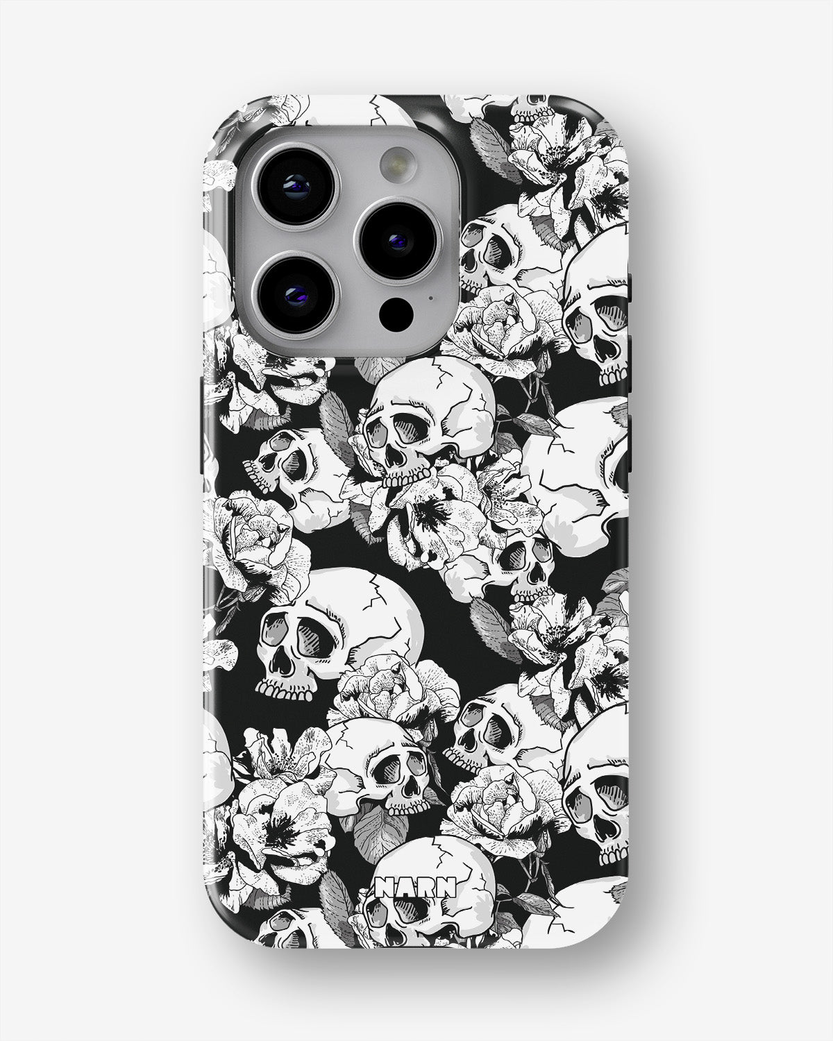 iPhone 14 Pro Tough Case – Skull Garden - View 1