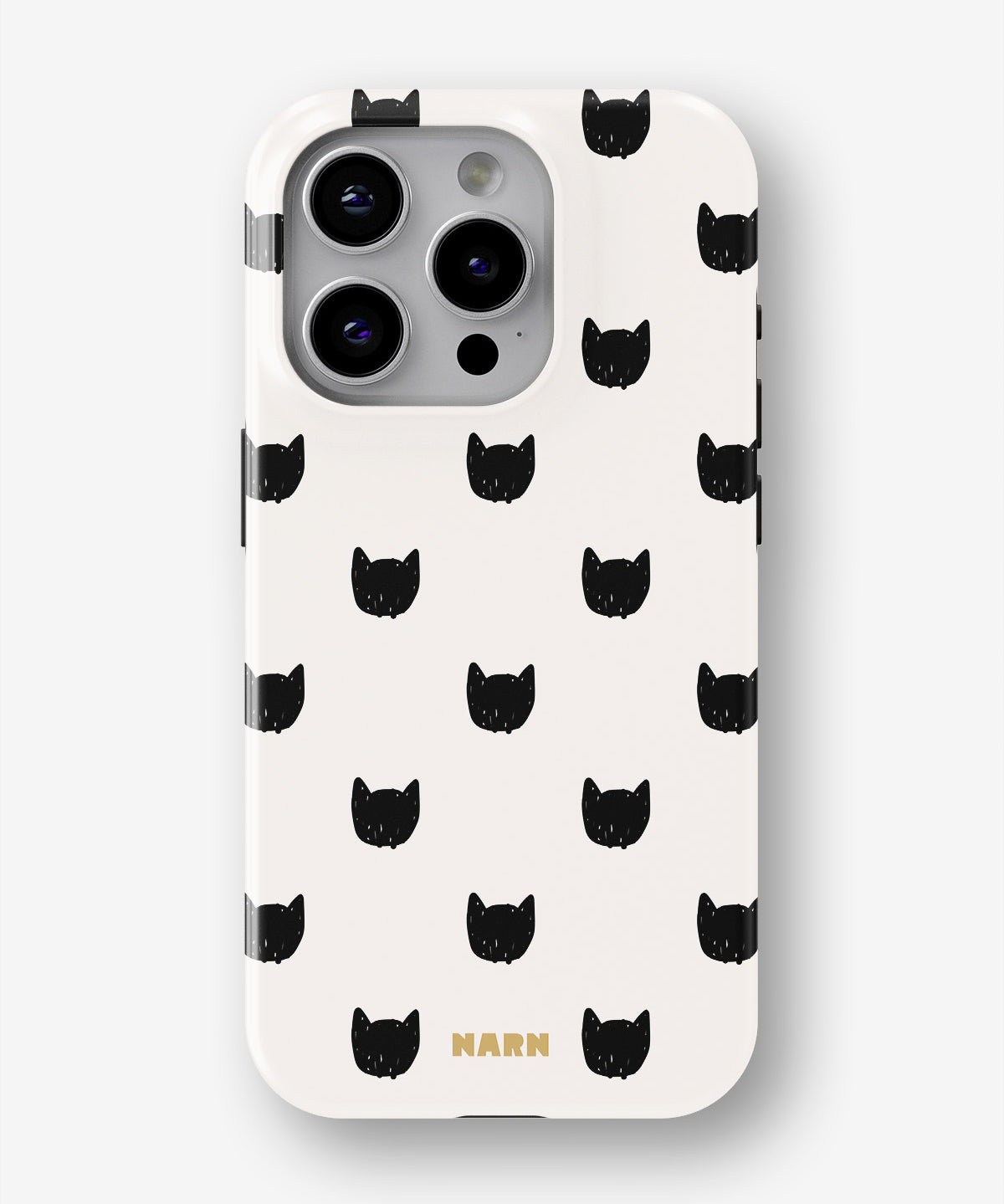 iPhone 14 Pro Tough Case – Kitty Dots - View 1
