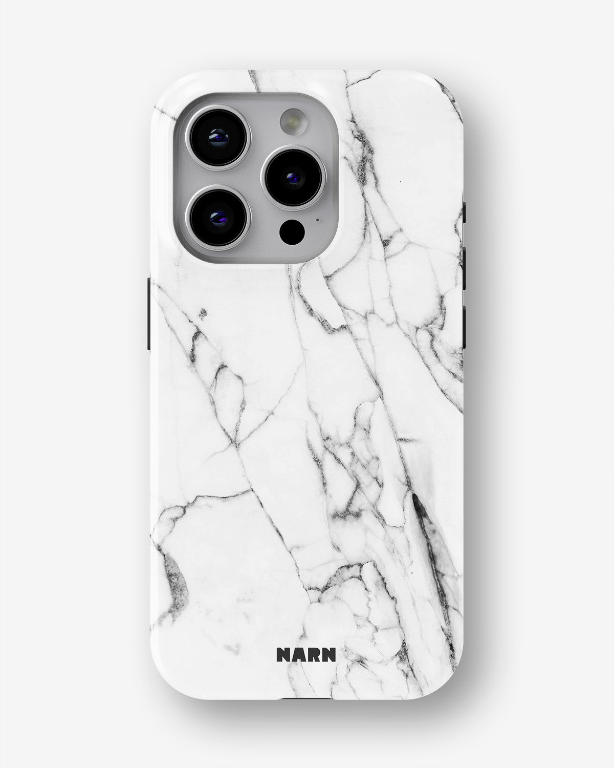 iPhone 14 Pro Tough Case – Milky Marble - View 1