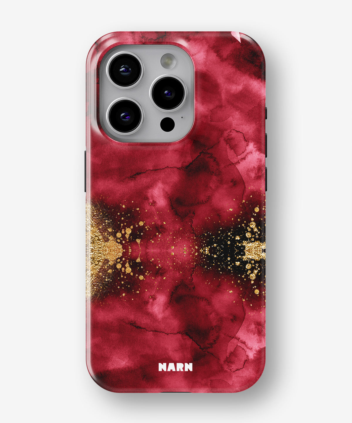 iPhone 14 Pro Tough Case – Burgendy Shimmer - View 1