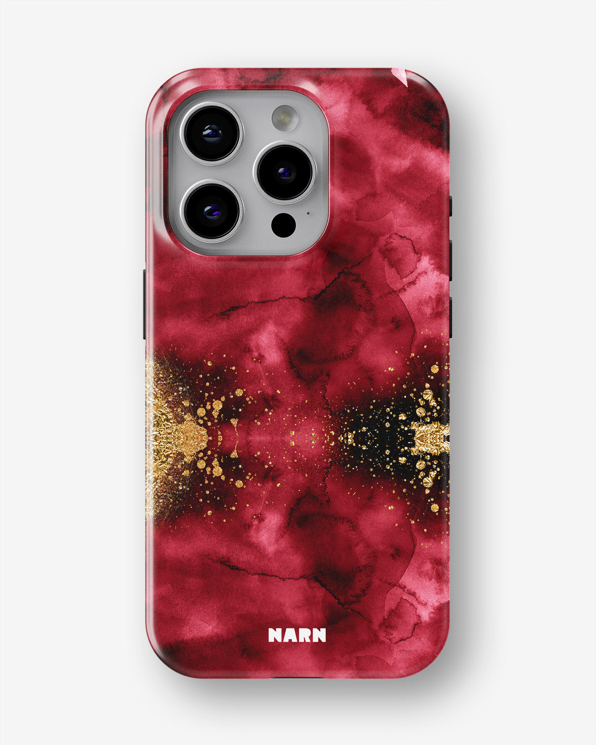 iPhone 14 Pro Tough Case – Burgendy Shimmer - View 1