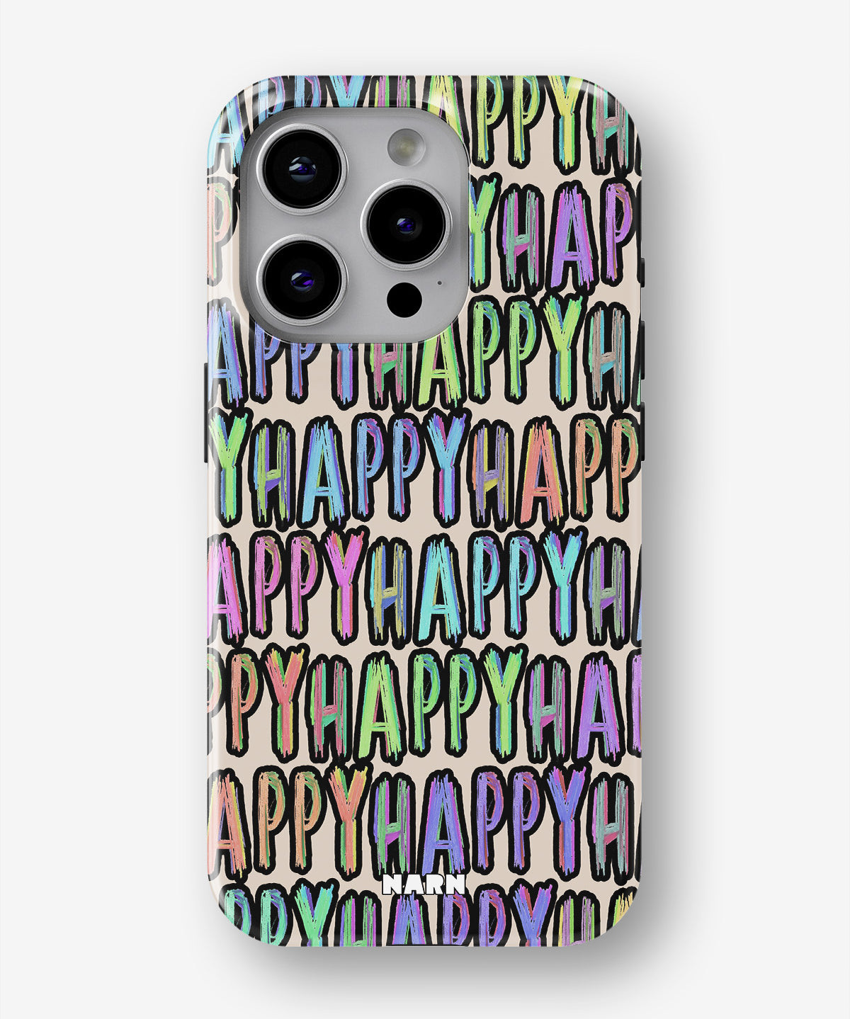 iPhone 14 Pro Tough Case – Happy - View 1