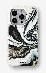 iPhone 14 Pro Tough Case – Golden Swirl - View 1