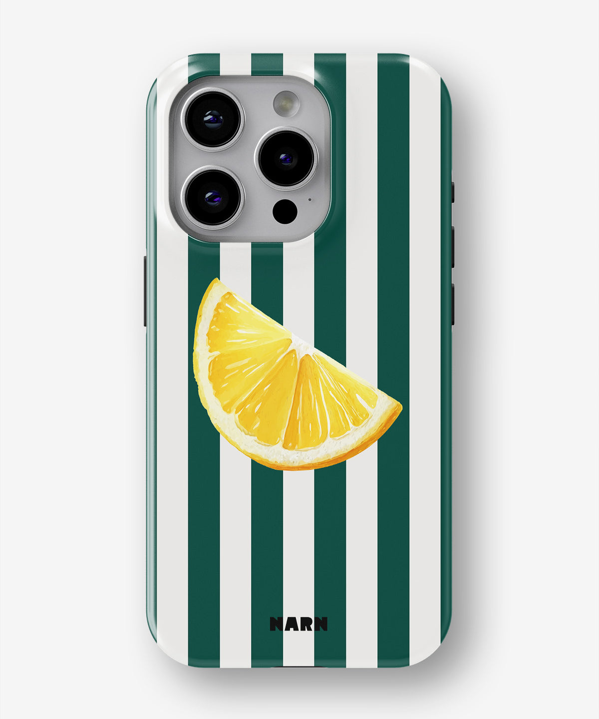 iPhone 14 Pro Tough Case – Lemon Stripes - View 1