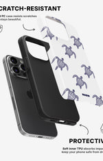 iPhone 14 Pro Tough Case – Blue Turtles - View 2