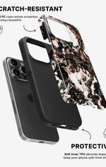 iPhone 14 Pro Tough Case – Marble Brown - View 2