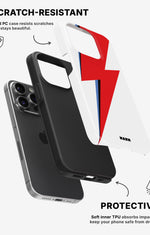 iPhone 14 Pro Tough Case – White Bowie  - View 2