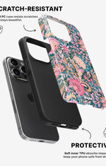 iPhone 14 Pro Tough Case – Fantasy Flowers - View 2