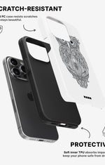 iPhone 14 Pro Tough Case – Owl - View 2