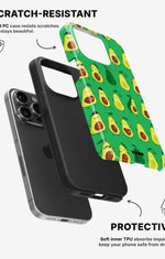 iPhone 14 Pro Tough Case – Avocado Mood - View 2