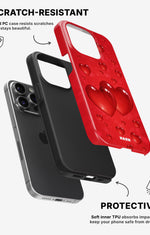 iPhone 14 Pro Tough Case – Red Romance - View 2