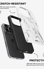 iPhone 14 Pro Tough Case – Milky Marble - View 2