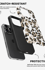iPhone 14 Pro Tough Case – Snow Leopard - View 2
