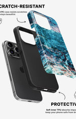 iPhone 14 Pro Tough Case – Icy Marble - View 2