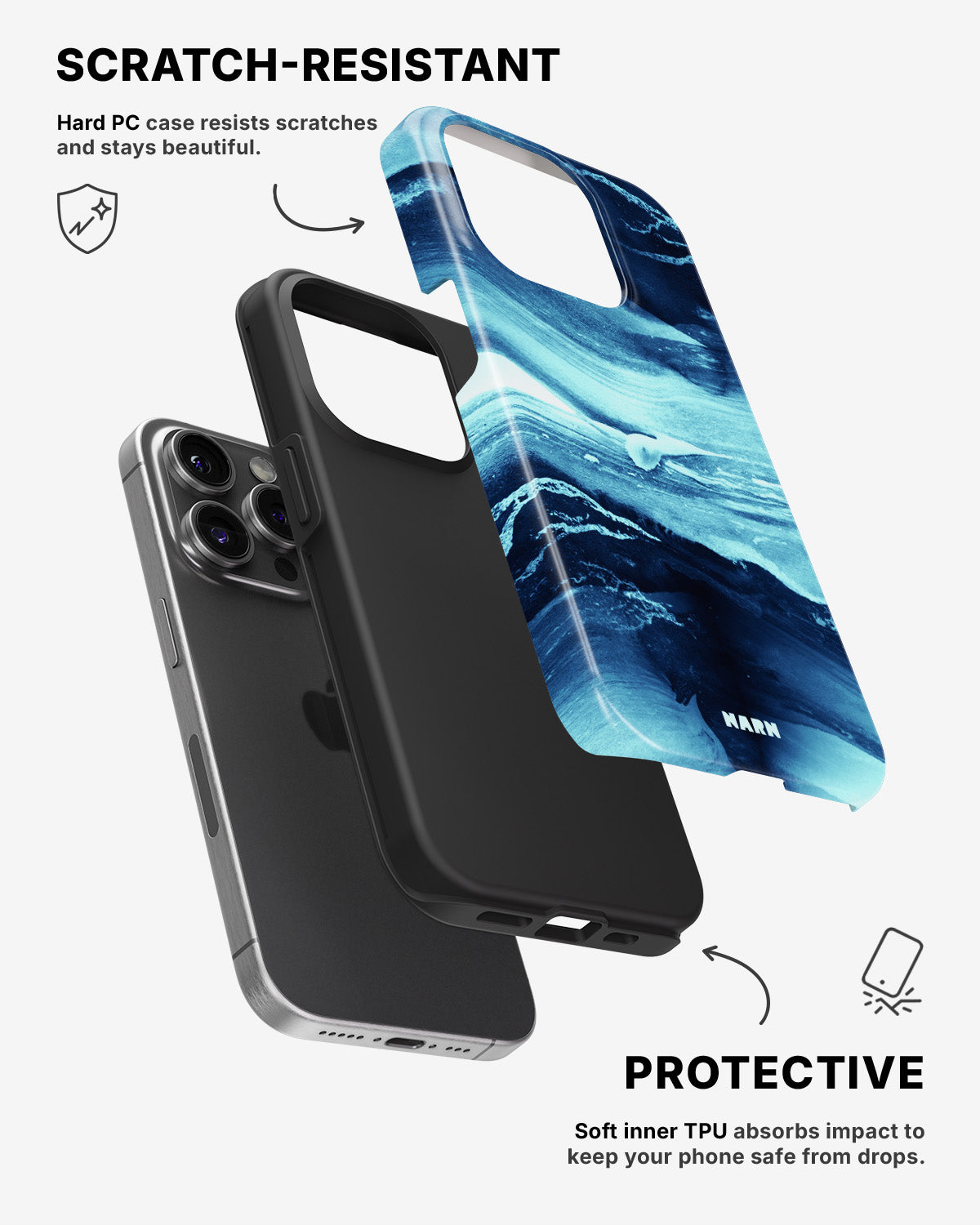 iPhone 14 Pro Tough Case – Ocean Dream - View 2