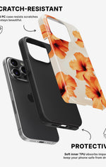 iPhone 14 Pro Tough Case – Hibiscus Dreams - View 2