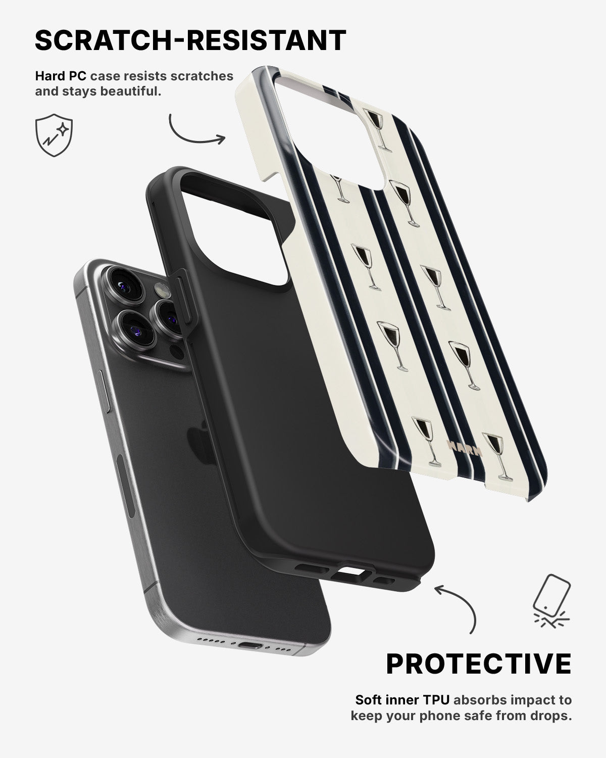 iPhone 14 Pro Tough Case – Sail & Sip - View 2