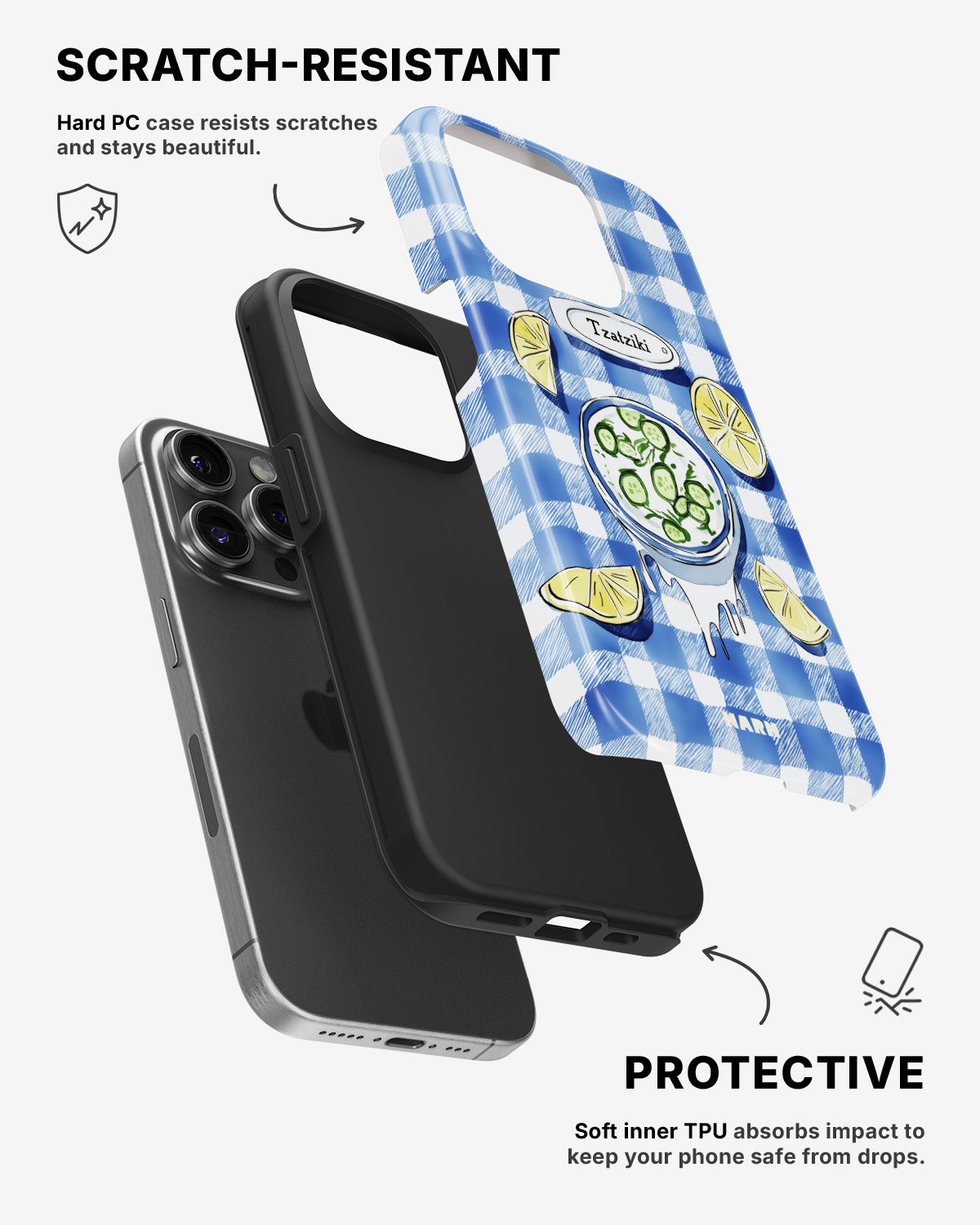iPhone 14 Pro Tough Case – Tzatziki Time - View 2
