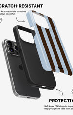 iPhone 14 Pro Tough Case – Bistro Stripes - View 2