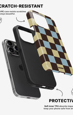 iPhone 14 Pro Tough Case – Butter Check - View 2