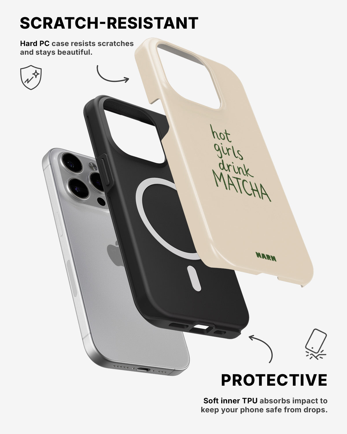 iPhone 14 Pro Tough Case – Drink Matcha - View 2