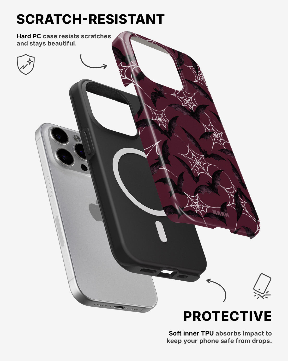 iPhone 14 Pro Tough Case – Webbed - View 2