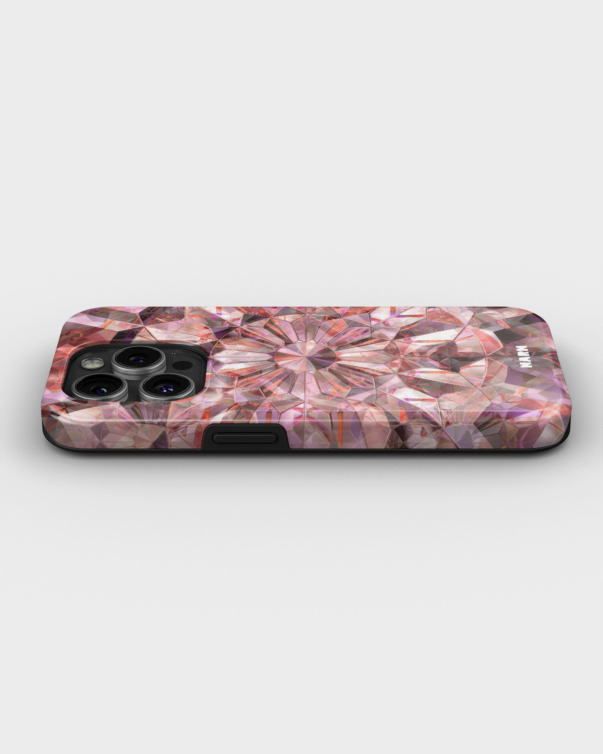 iPhone 14 Pro Tough Case – Pink Crystals - View 3