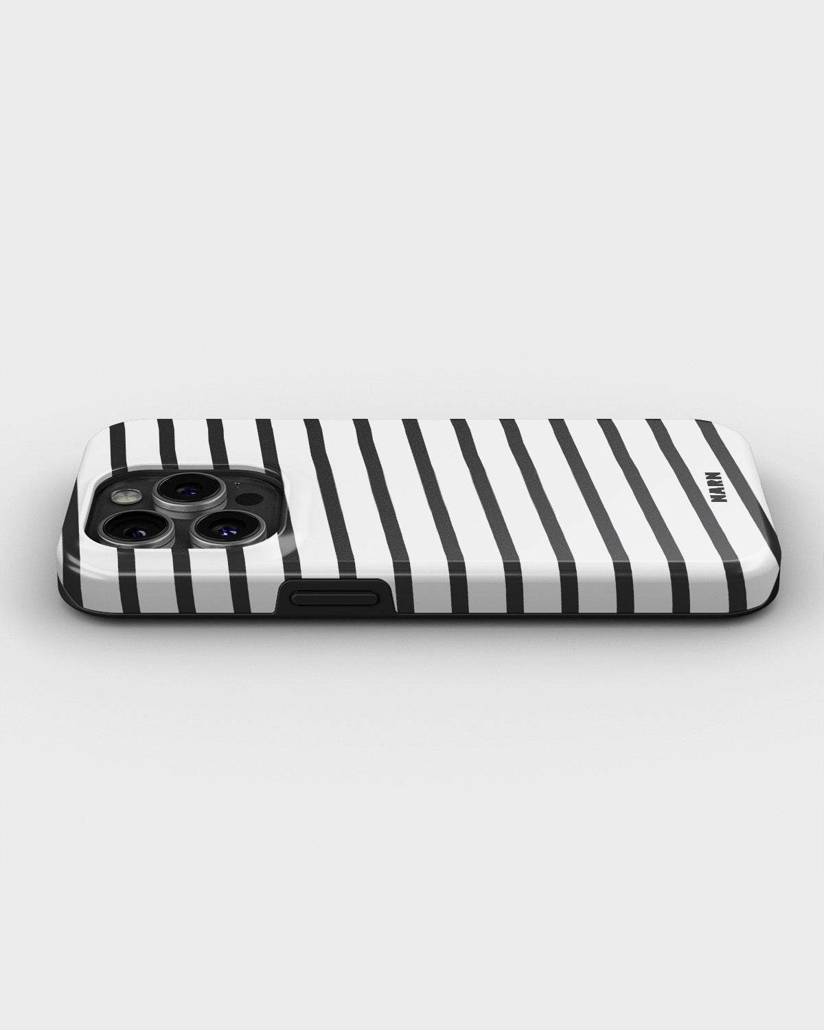iPhone 14 Pro Tough Case – Black Stripes - View 3