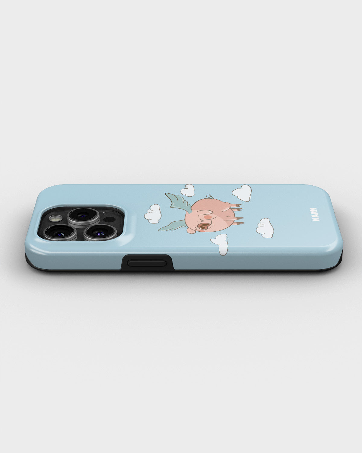 iPhone 14 Pro Tough Case – Dreamy Pig - View 3