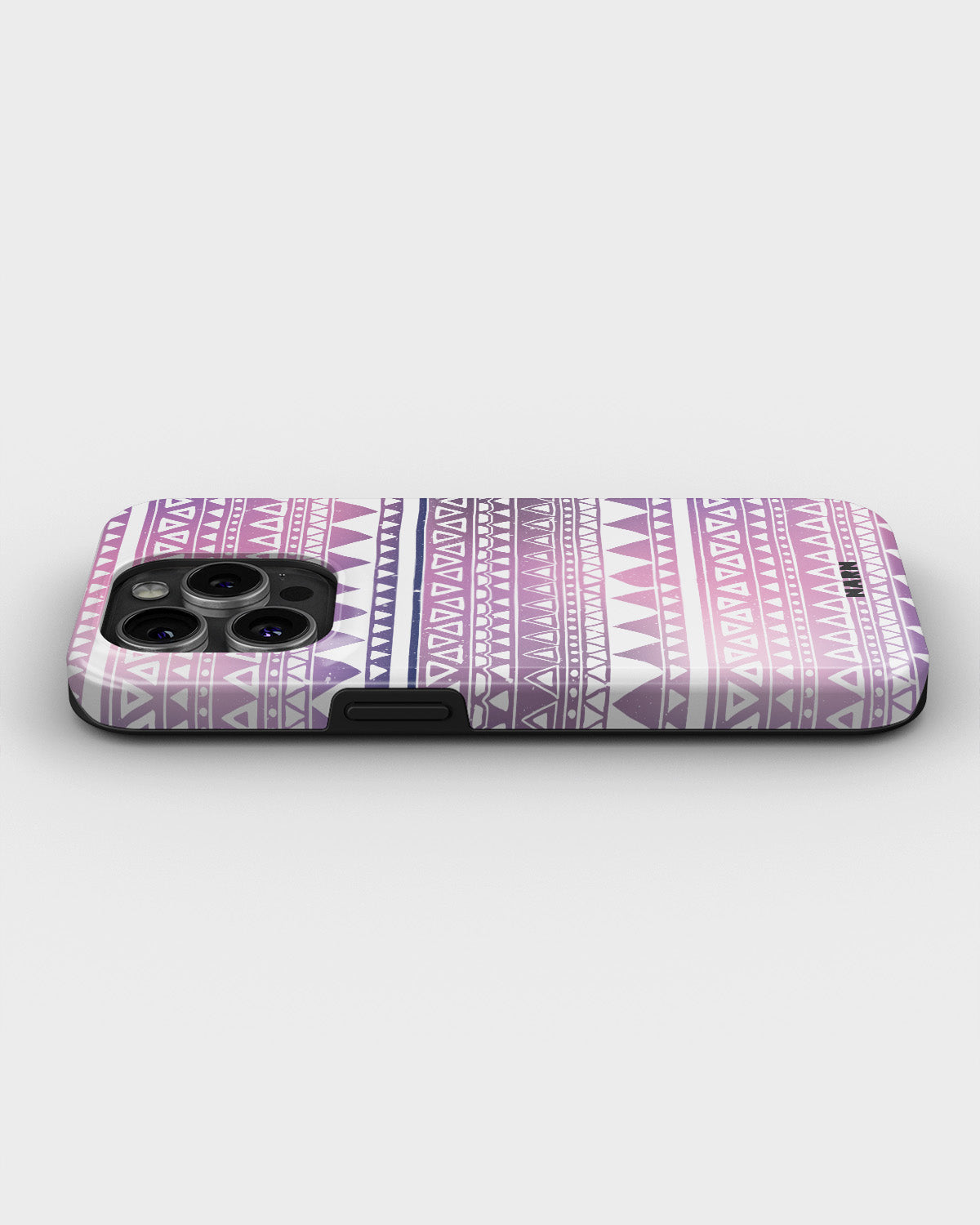 iPhone 14 Pro Tough Case – Purple Aztec - View 3