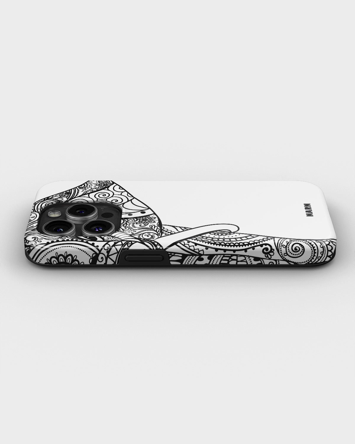 iPhone 14 Pro Tough Case – Mandala Elephant - View 3