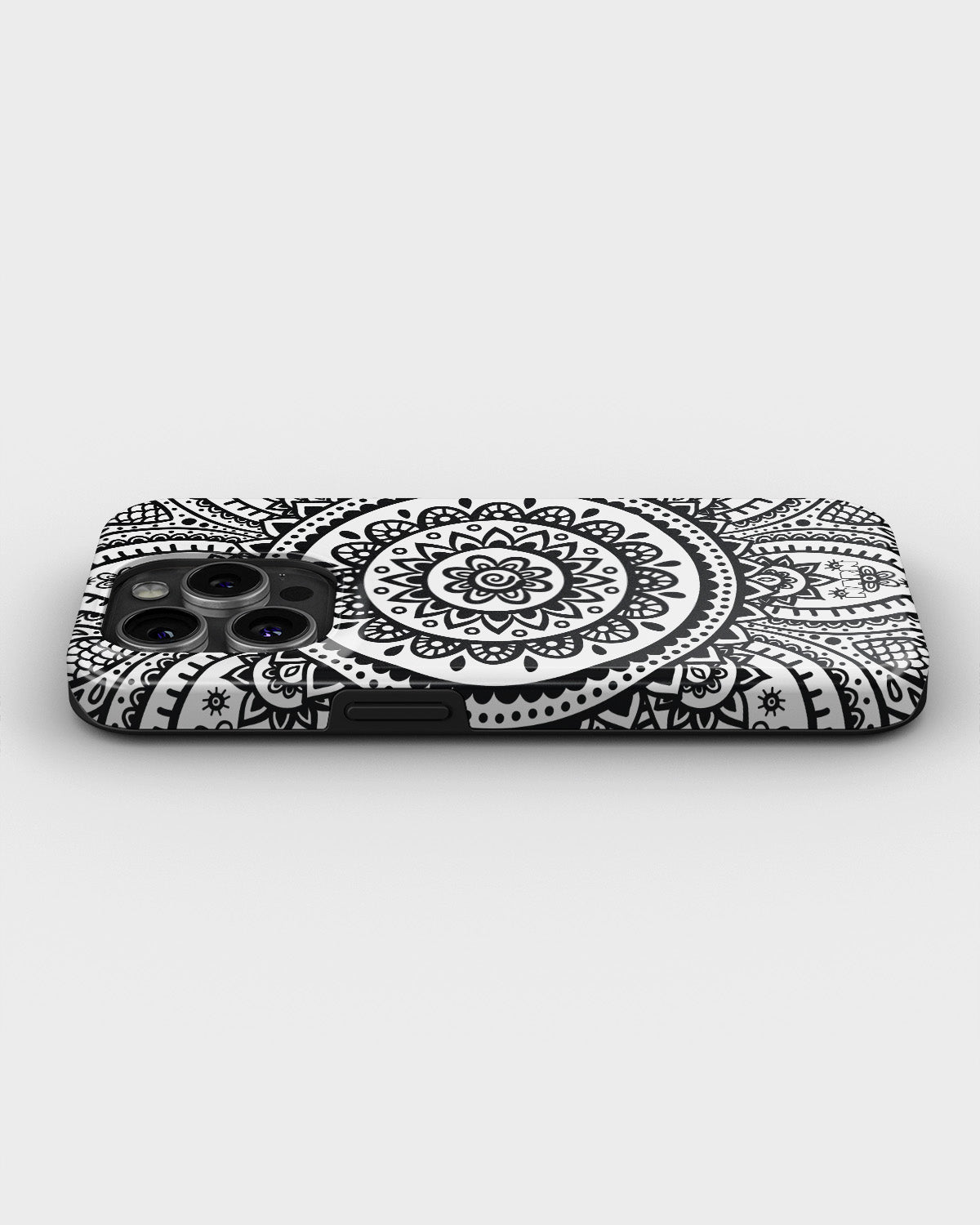 iPhone 14 Pro Tough Case – Henna Mandala - View 3