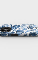 iPhone 14 Pro Tough Case – Blue Tropics - View 3