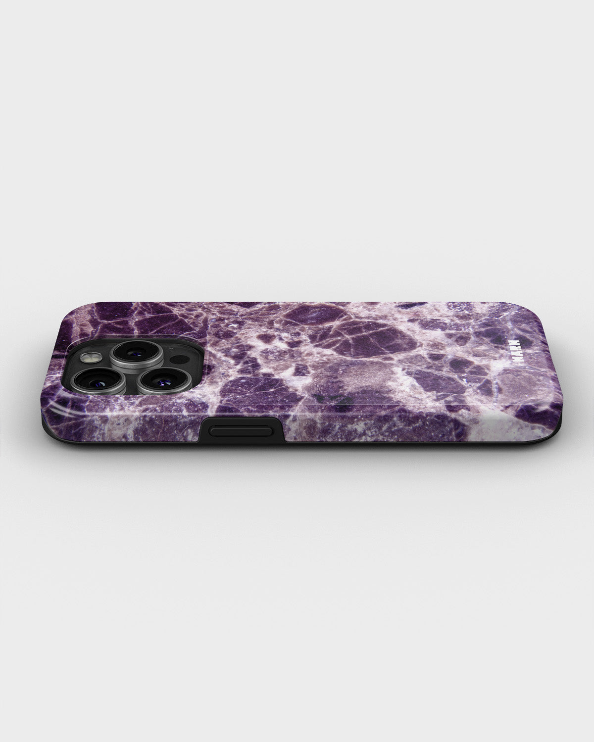 iPhone 14 Pro Tough Case – Purple Marble - View 3
