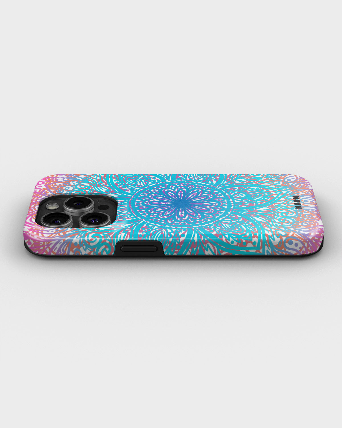 iPhone 14 Pro Tough Case – Pastel Mandala - View 3