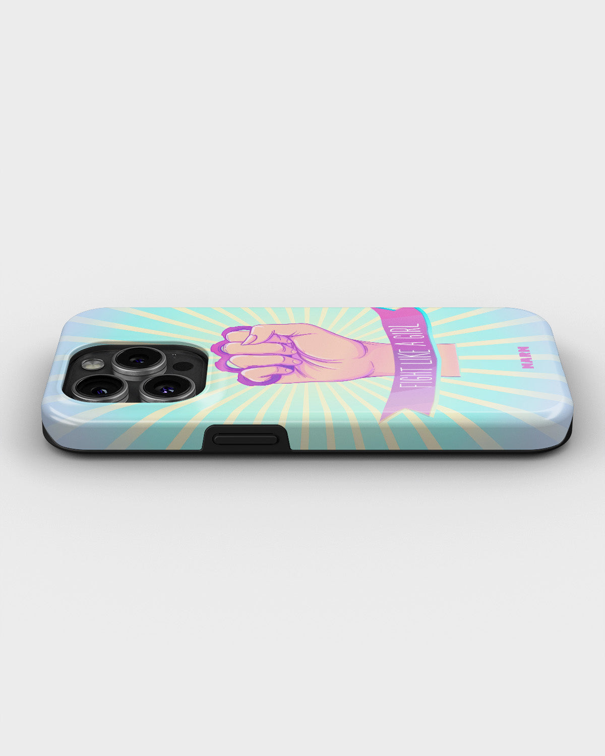 iPhone 14 Pro Tough Case – Fight Like A Girl - View 3