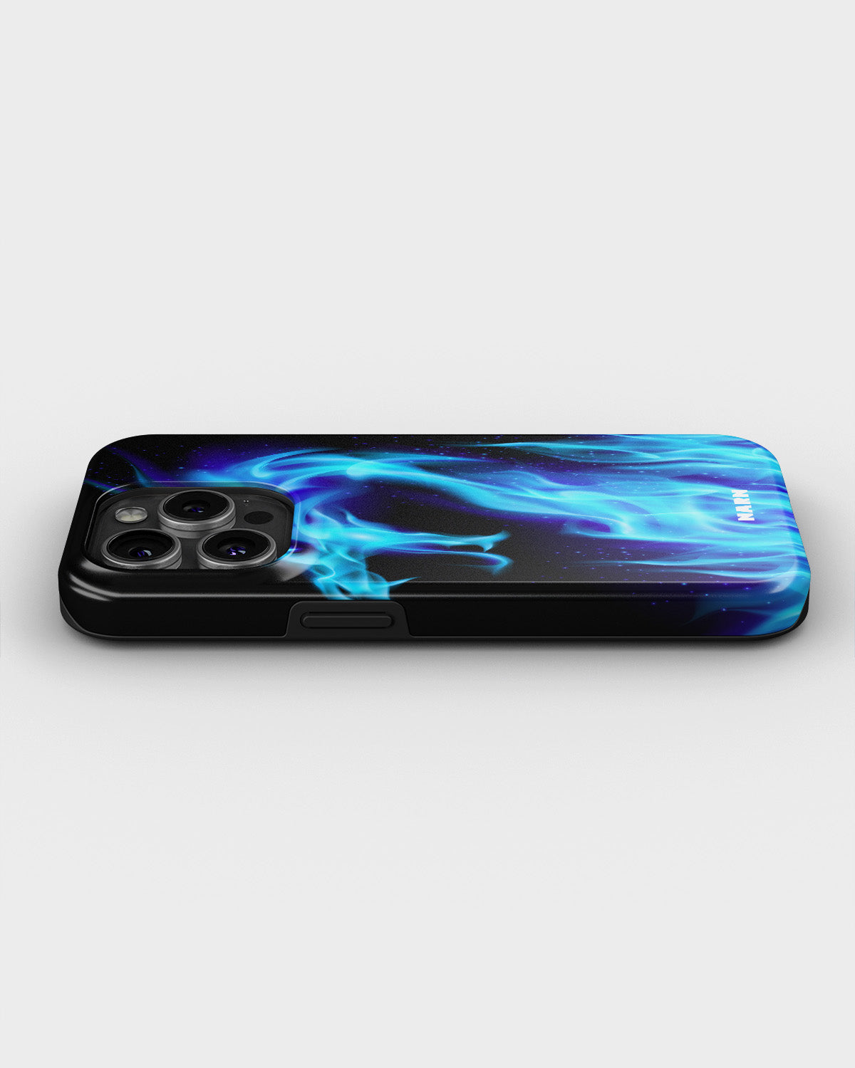 iPhone 14 Pro Tough Case – Blue Flames Dragon - View 3