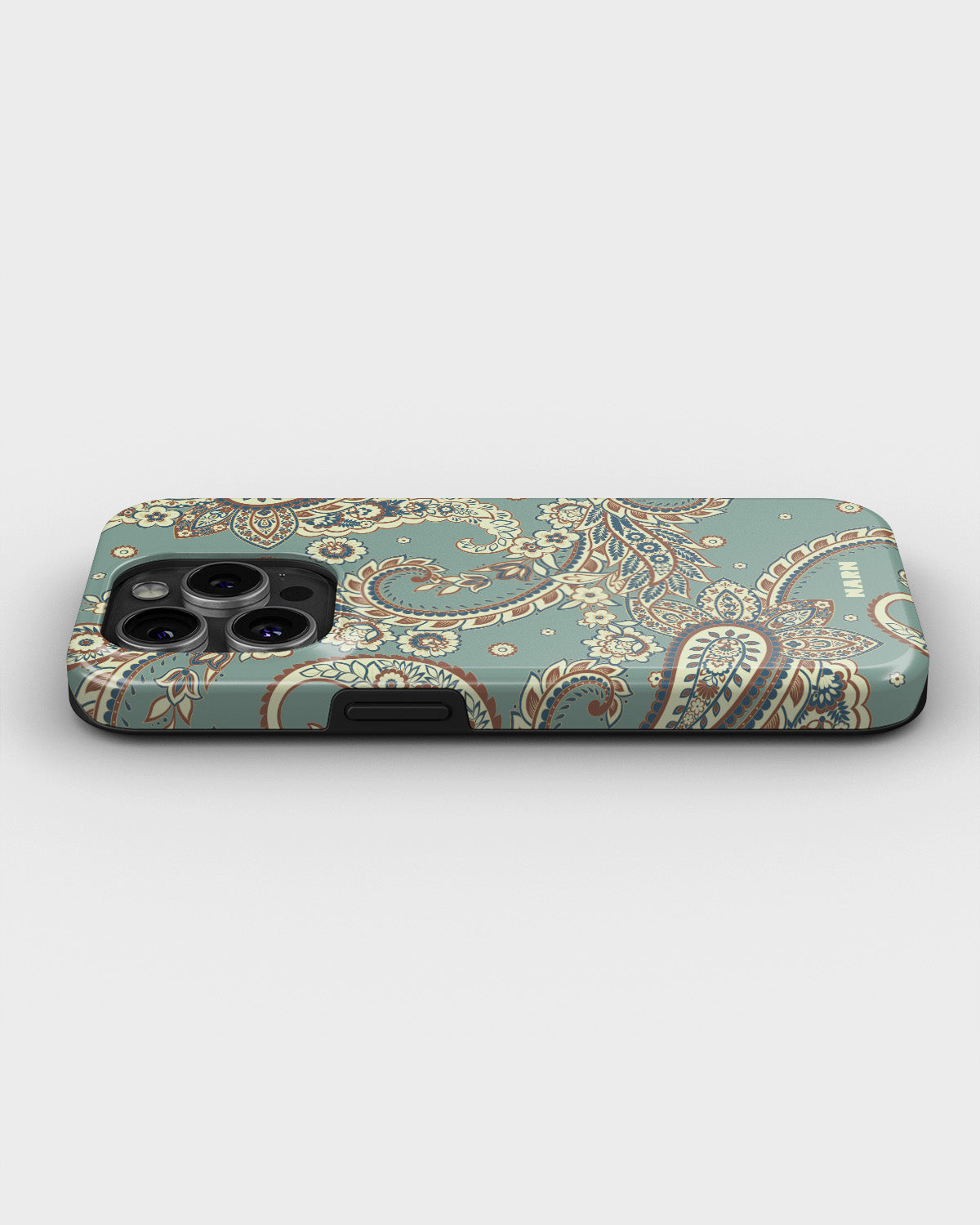 iPhone 14 Pro Tough Case – Paisley Green - View 3