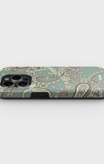 iPhone 14 Pro Tough Case – Paisley Green - View 3