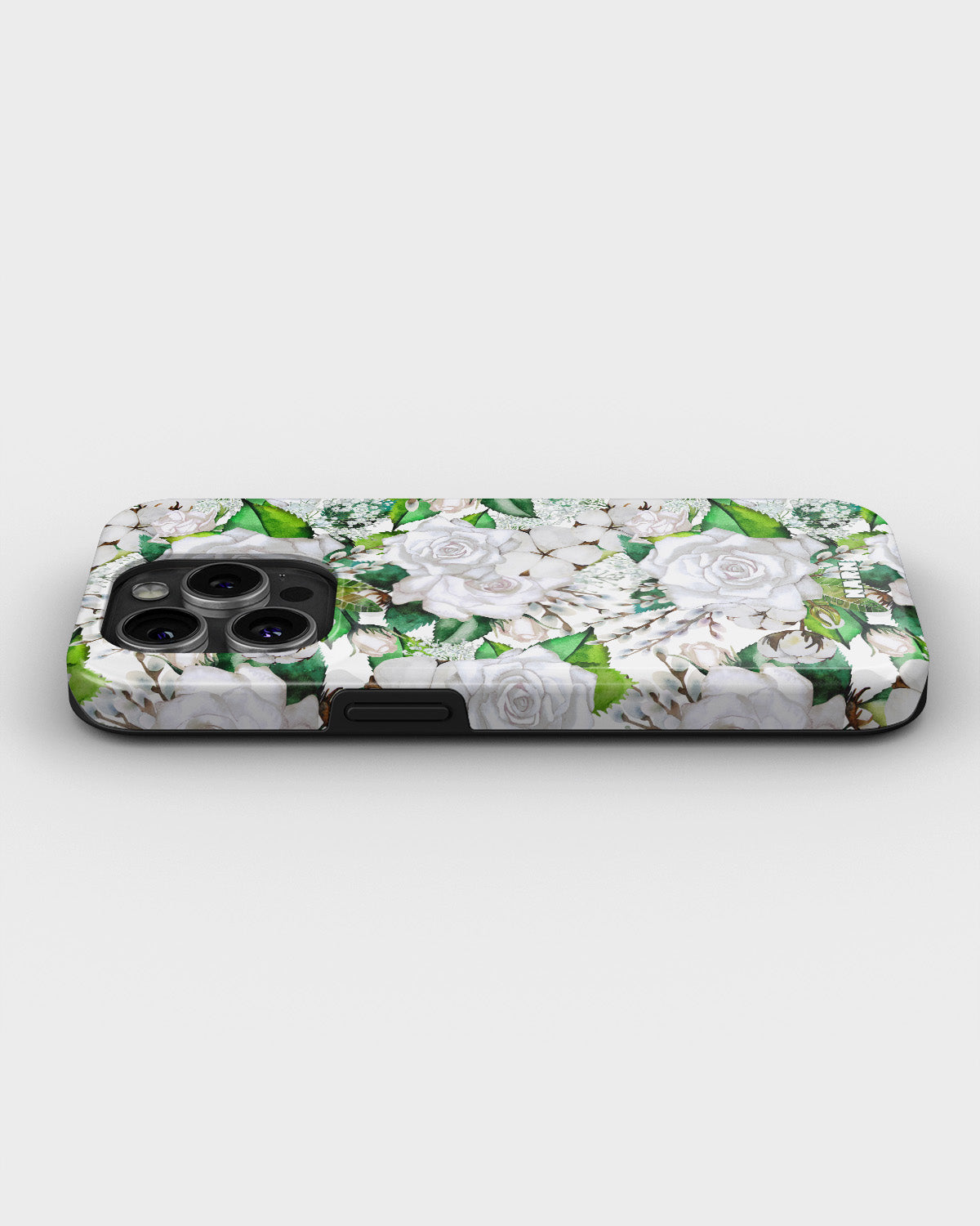 iPhone 14 Pro Tough Case – White Bloom - View 3