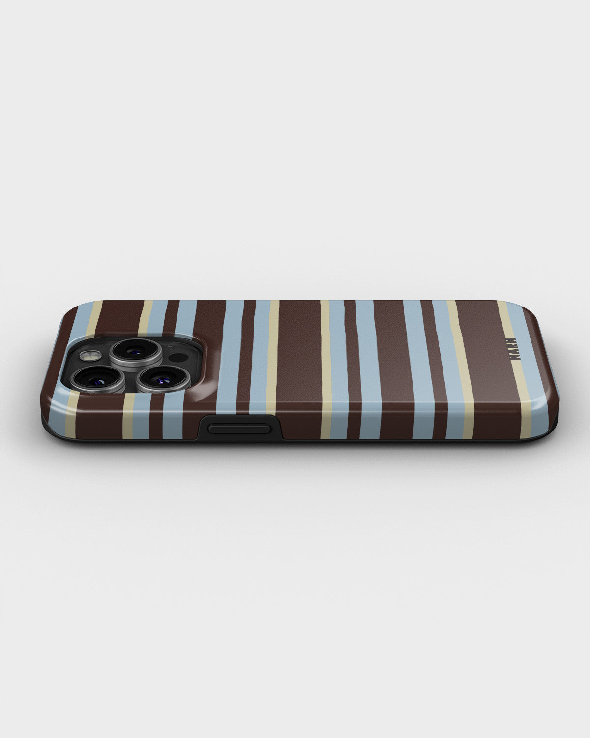 iPhone 14 Pro Tough Case – Latte Lines - View 3