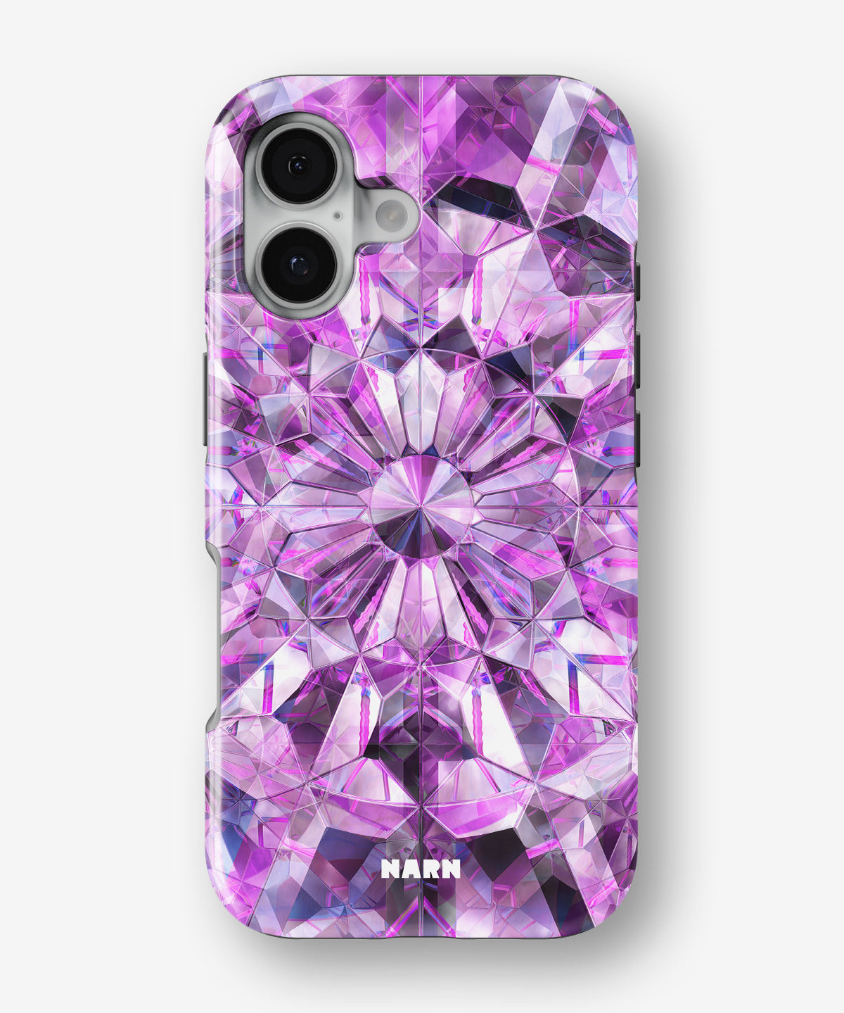 iPhone 16 Tough Case – Lavender Crystals - View 1