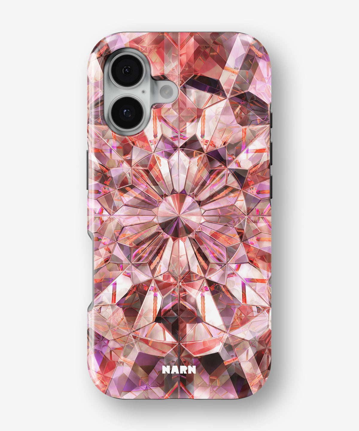 iPhone 16 Tough Case – Pink Crystals - View 1