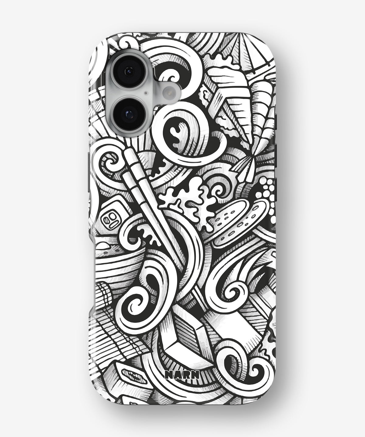 iPhone 16 Tough Case – Japanese Pattern - View 1