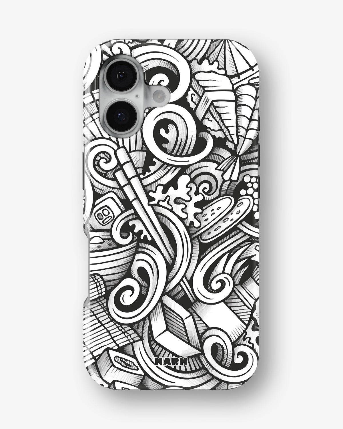 iPhone 16 Tough Case – Japanese Pattern - View 1