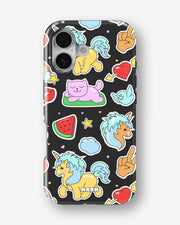iPhone 16 Tough Case – Cute Stickers - View 1